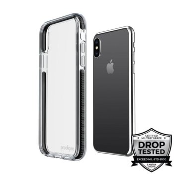 Prodigee Safetee iPhone XS Max iPhXsM-SSTL-BLK