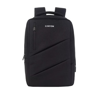 Раница за лаптоп Canyon BPE-5 Backpack (CNS-BPE5B1), до 15.6" (39.62 cm), черна | JAR Computers Canyon Backpack for 15.6 laptop BPE-5 CNS-BPE5B1