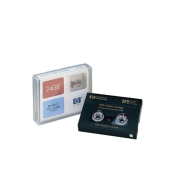 DAT KAСЕТА, HP C5708A, DDS-3, 4mm/125M, 24GB | JAR Computers HP DDS 3 24GB Data Cartridge