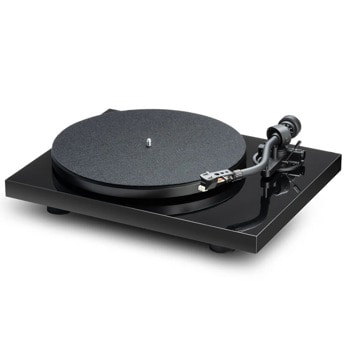Грамофон Pro-Ject Audio Systems Debut S Phono, 33/45/78 об/мин, позлатени RCA конектори, Rainier доза, превключваем фоноусилвател, черен | JAR Computers Pro-Ject Audio Systems Debut S Phono