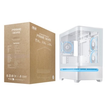 Кутия Asus Prime AP202 ARGB бяла