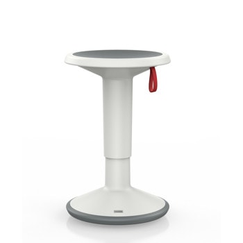 Табуретка Interstuhl Up 100U, възможност за регулиране на височината, бяла | JAR Computers Табуретка Interstuhl Up 100U 100U3403