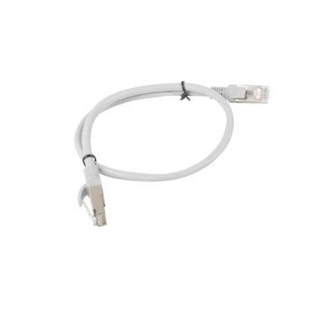 Пач кабел Lanberg PCU5-10CC-0050-S, U/UTP, cat.5е, 0.5м, сив | JAR Computers Lanberg patch cord CAT.5E 0.5m, grey
