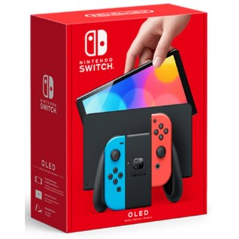 Nintendo Switch OLED Neon Red and Blue