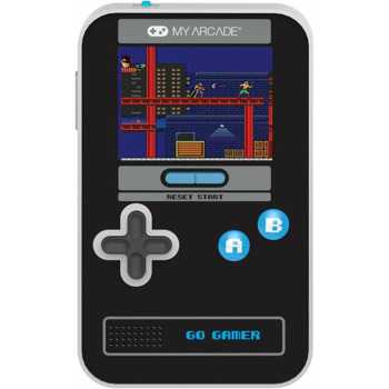 Мини конзола My Arcade Gamer V Classic 300in1, 2.5" цветен екран, преносима, 300 вградени игри, черно-синя | JAR Computers Gamer V Classic 300in1 черна/синя