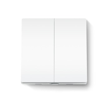 Смарт превключвател TP-Link Tapo S220, (изисква Tapo хъб), за стена, включване/изключване на осветление, дистанционно управление чрез приложението Tapo, гласов контрол, Wi-Fi, бял | JAR Computers TP-Link Tapo S220