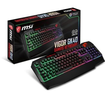 MSI Vigor GK40 GAMING + Interceptor DS B1 GAMING