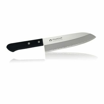 Кухненски нож Tojiro Fuji Cutlery Santoku, 165mm дължина на острието, черен | JAR Computers Tojiro Fuji Cutlery Santoku 165mm FC-1621