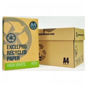 Excel Recycled Pro A4, 80 g/m2, 500 листа, бяла