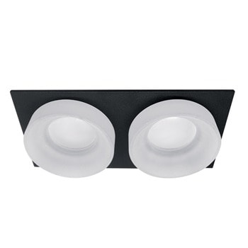 LED луна ELMARK 92045S2/BLFR, 12V, защита (IP20), размер на отвора 165x70mm, черно/бял | JAR Computers LED луна ELMARK 92045S2/BLFR