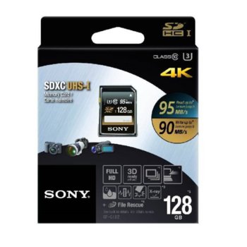 Sony 128GB SD, UHS-1, 95MB/sec read