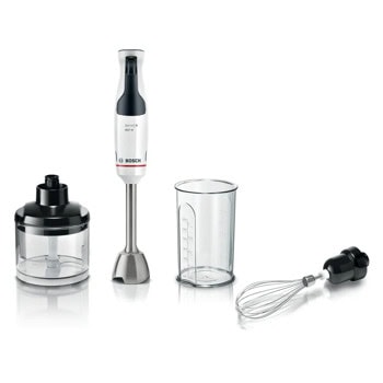 Пасатор Bosch MSM4W421, с кана, чопър и бъркалка, 800W, безстепенен, 600ml обем на каната, бял | JAR Computers Bosch MSM4W421