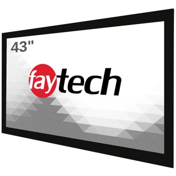 Индустриален монитор Faytech 1010502061 FT43TMCAPOFHBOB4K, 42.5" (108 cm) Full HD Capacitive multi-touch панел, HDMI, DVI-D, VGA | JAR Computers Faytech 1010502061 FT43TMCAPOFHBOB4K
