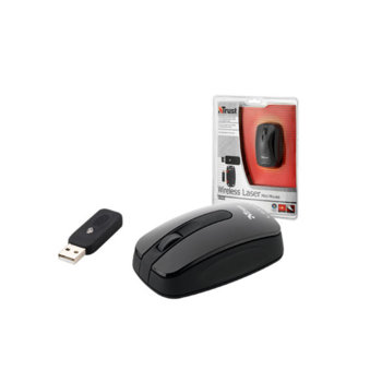 Trust MI-7580Np, Wireless Laser, Mini, USB