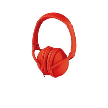 Слушалки TRUST Urban Revolt - червени | JAR Computers TRUST Urban Revolt Headphone - red