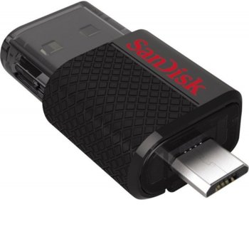 Памет 32GB USB Flash Drive, SanDisk Ultra Dual, USB 2.0, micro-USB (OTG) | JAR Computers SanDisk Ultra® Dual USB Drive 32GB