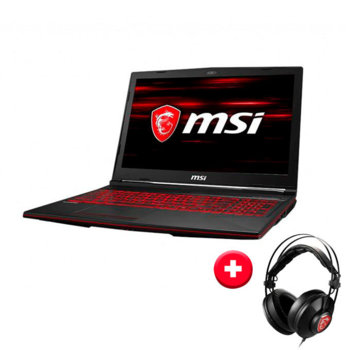 Лаптоп MSI GE63 RAIDER RGB 8SE-279XBG (9S7-16P722-279) с подарък слушалки MSI H991, шестядрен Coffee Lake Intel Core i7-8750H 2.2/4.10 GHz, 15.6" (39.62 cm) FHD IPS Display & RTX 2060 6GB 16GB DDR4, 1TB HHD/256GB SSD, Thunderbolt 3, Free DOS | JAR Computers MSI GE63 RAIDER 8SE-279XBG + H991 Black