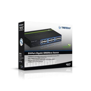 Суич TRENDnet TEG-S24DG, 24 Port 1000Mbps | JAR Computers Switch TRENDnet TEG-S24DG