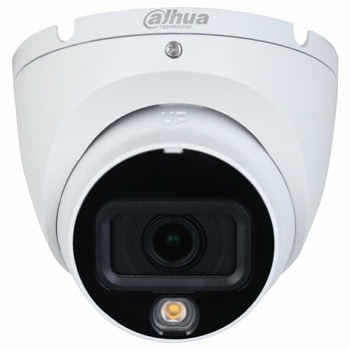 HDCVI камера Dahua HAC-HDW1500TLMP-IL-A-0280B-S2, куполна камера, 5 Mpix(2880x1620@30fps), 2.8mm обектив, IR осветеност (до 20м), външна IP67, вграден микрофон | JAR Computers Dahua HAC-HDW1500TLMP-IL-A-0280B-S2