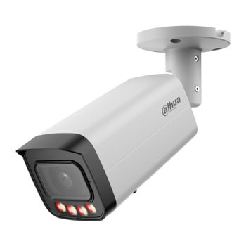 IP камера Dahua IPC-HFW21249T-AS-IL-0280B, насочена "bullet" камера, 12Mpix(4480x2512@15fps), 2.8mm обектив, H.265+/H.265/H.264+/H.264B/H.264/H.264H/MJPEG, IR осветление (до 30m), външна IP67/IK10, PoE, microSD слот до 256GB, микрофон | JAR Computers Dahua IPC-HFW21249T-AS-IL-0280B