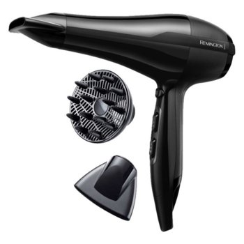 Сешоар Remington AC5999 E51 Air AC, 2300 W, дифузер, студена струя, йонизираща система, черен | JAR Computers Remington AC5999 E51 Air AC Сешоар