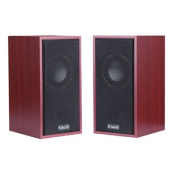 Тонколони Kisonli Т003, 2.0, 6W (2 x 3W) USB, 3.5mm jack, черни | JAR Computers Kisonli Т003 08040559