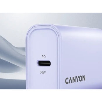 Зарядно устройство Canyon OnCharge 30CL лилаво