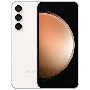 Смартфон Samsung Galaxy S23 FE (бял), поддържа 2 SIM карти, 6.4" (16.26cm) Dynamic AMOLED 2X 120Hz диплей, осемядрен Exynos 2200 1x2.8 GHz & 3x2.50GHz & 4x1.8GHz, 8GB RAM, 256GB Flash памет, 50 + 8 + 12 + 10 Mpix камери, Android, 209g | JAR Computers Samsung Galaxy S23 FE 8GB+256GB Cream
