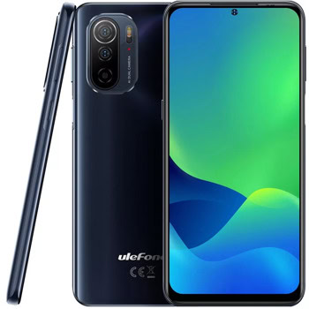 Смартфон Ulefone Note 13P (черен), поддържа 2 SIM карти, 6.5" (16.51cm) FHD+ дисплей, осемядрен Mediatek Helio G35 4x2.3GHz & 4x1.8GHz, 4GB RAM, 64GB Flash памет(+microSD слот), 20 + 2 + 16 Mpix камери, Android, 198g | JAR Computers Ulefone Note 13P 4/64GB Black 6937748734529