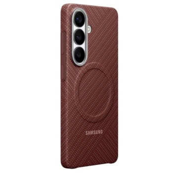 Samsung S26 Carbon Magnet Case Coral Red