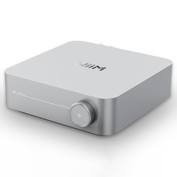 Усилвател WiiM Amp, 120W@8ohms (60W + 60W), безжично предаване на аудио, Chromecast, AirPlay 2, HDMI, Optical-in, Line, Bluetooth, сребрист | JAR Computers WiiM Amp Silver