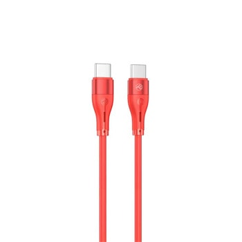 Tellur TLL155521 от USB-C м към USB-C м 1m червен