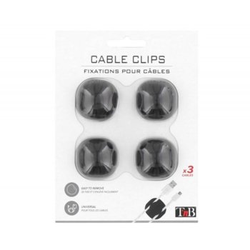 TnB Cable clip 3 cabels 4 pieces