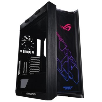 Кутия Asus ROG Strix Helios, ATX/micro ATX/Mini ITX/EATX, USB 3.1 Type C Gen 2, AURA SYNC RGB, черна, без захранване | JAR Computers Asus ROG Strix Helios