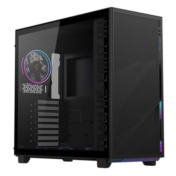 Кутия Gigabyte Aorus C400 Glass, ATX/mATX/Mini-ITX, 2x USB 3.0 Type-A, 1x USB 3.2 Gen2 Type-C, 4x 120mm ARGB вентилатора, с прозорец, черна, без захранване | JAR Computers Gigabyte Aorus C400 Glass Black GB-AC400G