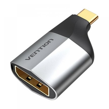 Адаптер Vention TCCH0, от USB-C(м) към DisplayPort(ж), черен, 4K@60Hz | JAR Computers Vention TCCH0