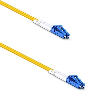 Оптичен пач кабел DeTech 18330, LC/UPC(м) към LC/UPC(м), 9/125um G652D, сингъл мод, 3m | JAR Computers DeTech 18330