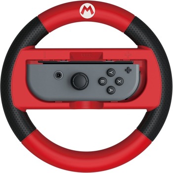 Волан Joy-Con Wheel HORI Super Mario Deluxe, за Nintendo Switch, червен | JAR Computers Joy-Con Wheel HORI Super Mario Deluxe Switch