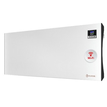Конвектор Елдом RH02W30W-W(WI-FI), 3000W, седмичен програматор, LED дисплей, Wi-Fi контрол, бял | JAR Computers Елдом RH02W30W-W(WI-FI)