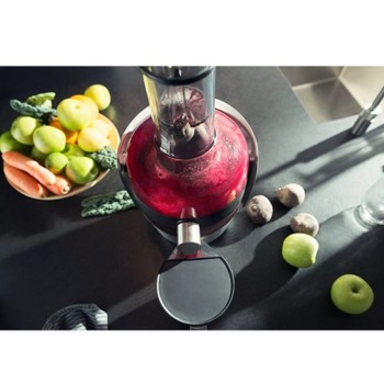 Сокоизстисквачка Philips HR1922/21, 1 л. обем, брой на скоростти 2, технология FiberBoost, 1200 W, прозрачно/сив | JAR Computers PHILIPS Collection juicer HR1922/21