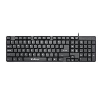 Клавиатура DeTech DE6081, черен, USB | JAR Computers Клавиатура DeTech DE6081