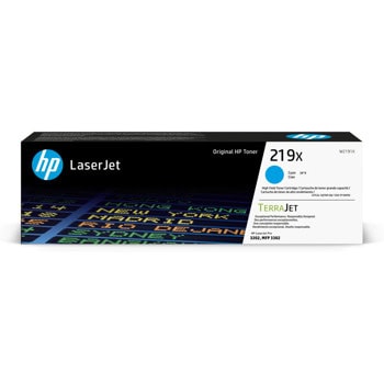 Тонер касета за HP LaserJet Pro 3201-3204/3288/3302 - Cyan - W2191X - HP 219X - Оригинална, Заб.: 2500 брой копия | JAR Computers HP 219X Cyan W2191X