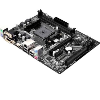 Дънна платка Аsrock FM2A58М HD+, AMD A58 FCH, FM2+, DDR3, PCI-E 3.0 (HDMI&DVI), SB5.1, Lan1000, 6 x SATA2 RAID,0,1,10, mATX, Bulk | JAR Computers Дънна платка sock FM2 socket Аsrock FM2A58М HD+