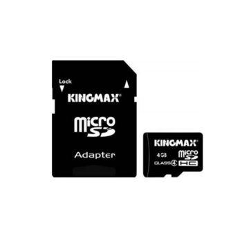 4GB microSDHC Kingmax adapter Class4