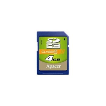 Apacer 4GB SDHC Class 4