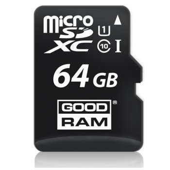 Goodram 64GB Micro SDXC Class 10 UHS 1+SD Adapter