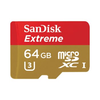 SanDisk Extreme micSDXC 64GB SD-SQXVF-064G-GN6MA