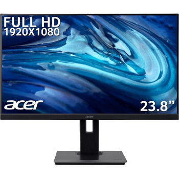 Монитор Acer B247Ybmiprzx (UM.QB7EE.004), 23.8" (60.45 cm) IPS панел, 75Hz, Full HD, 4ms, 250cd/m2, 100 000 000:1, DisplayPort, HDMI, VGA image