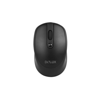 Мишка Delux M366, оптична (3200 dpi), USB, черна image