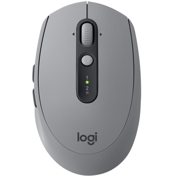 Мишка Logitech M590 Silent Mid grey tonal, оптична (1000 dpi), безжична, Bluetooth, USB, сива | JAR Computers Logitech M590 Silent Mid grey tonal (910-005198)